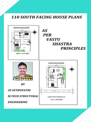 cover image of 110 South Facing House Plans as per Vastu Shastra Principles